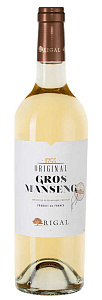 Белое Полусладкое Вино Rigal Gros Manseng 2020 г. 0.75 л