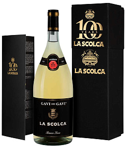 Белое Сухое Вино Gavi dei Gavi Etichetta Nera 2020 г. 1.5 л Gift Box