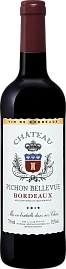Вино Chateau Pichon Bellevue Bordeaux Rouge 2021 г. 0.75 л