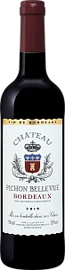 Красное Сухое Вино Chateau Pichon Bellevue Bordeaux Rouge 2021 г. 0.75 л