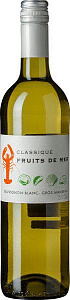 Белое Полусухое Вино Classique Fruits de Mer Cotes de Gascogne IGP 0.75 л