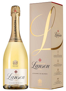 Белое Брют Шампанское Lanson Le Blanc de Blancs Brut 0.75 л Gift Box