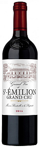 Красное Сухое Вино Maison Ginestet Grand Vin De Saint-Emilion Grand Cru 2015 г. 0.75 л