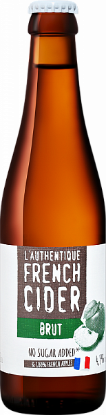 Сидр L'Authentique French Cider Brut Glass 0.33 л