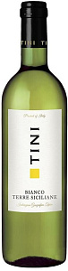 Белое Сухое Вино Tini Bianco Terre Siciliane 0.75 л