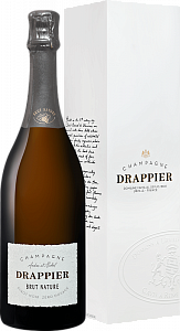 Белое Экстра брют Игристое вино Drappier Nature Zero Dosage Champagne AOC Organic 0.75 л Gift Box