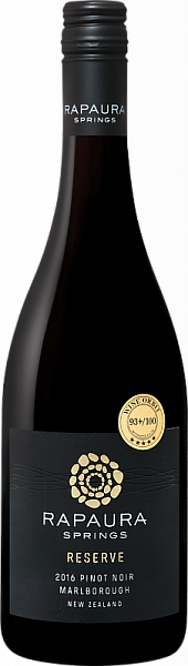 Вино Rapaura Springs Pinot Noir Reserve Marlborough 2016 г. 0.75 л