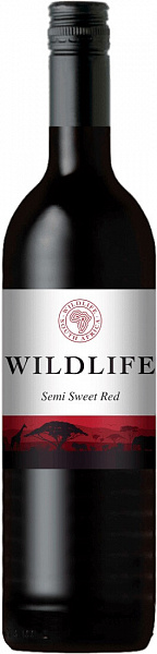 Вино Wild Life Red Semi Sweet 0.75 л