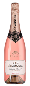 Розовое Брют Игристое вино Kaapse Vonkel Brut Rose Simonsig 2021 г. 0.75 л