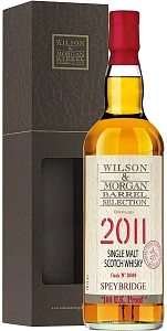 Виски Wilson & Morgan Barrel Selection Speybridge Sherry Finish Oloroso Single Cask 100 Proof 0.7 л в подарочной упаковке