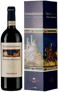 Красное Сухое Вино Brunello di Montalcino Castelgiocondo 2018 г. 0.75 л Gift Box