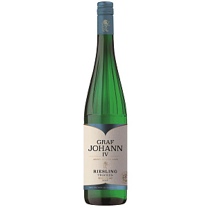 Белое Сухое Вино Graf Johann IV Riesling Trocken 2020 г. 0.75 л