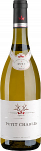 Белое Сухое Вино La Reine Pedauque Petit Chablis 0.75 л