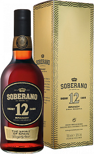 Бренди Soberano Gran Reserva 12 0.7 л Gift Box