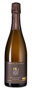 Белое Экстра брют Игристое вино Cremant d'Alsace Extra Brut Cuvee Paul-Edouard 2017 г. 0.75 л