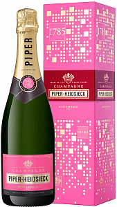 Розовое Брют Шампанское Piper-Heidsieck Rose Sauvage Brut 0.75 л Gift Box