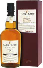 Виски Glen Elgin Malt 12 Years Old 0.7 л в подарочной упаковке