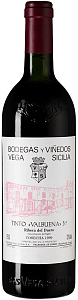 Красное Сухое Вино Valbuena 5 Bodegas Vega Sicilia 1999 г. 0.75 л