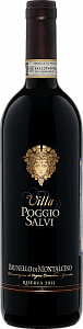Красное Сухое Вино Villa Poggio Salvi Brunello di Montalcino DOCG Riserva 2015 г. 0.75 л