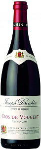 Красное Сухое Вино Clos de Vougeot Grand Cru Joseph Drouhin 1990 г. 0.75 л