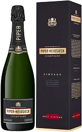 Шампанское Piper-Heidsieck Vintage Brut 2014 г. 0.75 л в подарочной упаковке