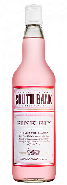 Джин South Bank Pink Gin 0.7 л
