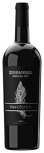 Красное Полусухое Вино Pavo Nero Zinfandel Puglia 0.75 л