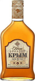 Коньяк КВКЗ Золотой Крым 3 Года 0.25 л