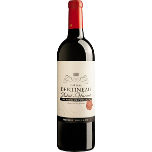 Красное Сухое Вино Chateau Bertineau Saint Vincent Lalande de Pomerol AOC Rolland Collection 2016 г. 0.75 л