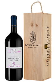 Вино Valpolicella Classico Superiore Ripasso La Casetta 2018 г. 1.5 л Gift Box