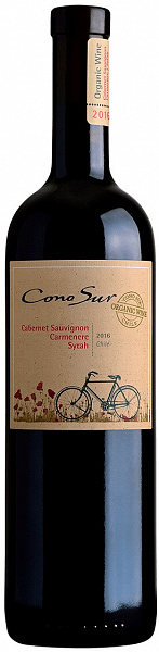 Вино Cono Sur Organic Cabernet Sauvignon-Carmenere-Syrah 0.75 л