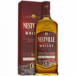 Виски Nestville Whisky Blended 6 Years Old 0.7 л Gift Box