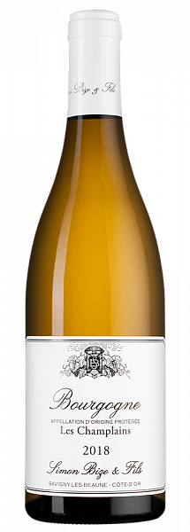 Вино Bourgogne les Champlains 2018 г. 0.75 л
