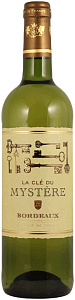 Белое Сухое Вино La Cle du Mystere Blanc Bordeaux 0.75 л