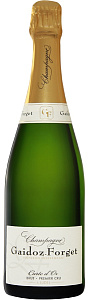 Белое Брют Шампанское Gaidoz-Forget Premier Cru Brut Carte d'Or Magnum Champagne AOC 1.5 л