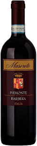 Красное Сухое Вино Masereto Barbera Рiemonte DOC 0.75 л