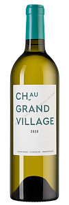 Белое Сухое Вино Chateau Grand Village Blanc 2020 г. 0.75 л
