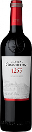 Вино Chateau Grandefont 1255 Bordeaux AOC 0.75 л