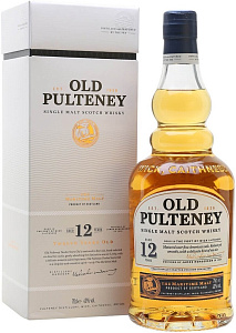 Виски Old Pulteney 12 years 0.7 л в подарочной упаковке