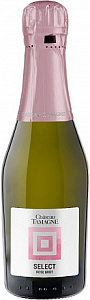 Розовое Брют Игристое вино Chateau Tamagne Select Rose Brut 0.2 л