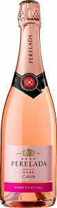 Розовое Брют Игристое вино Cava DO Perelada Brut Rosado 0.75 л