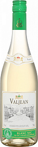 Белое Сухое Вино Valjean Blanc Sec 0.75 л