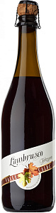 Красное Полусладкое Игристое вино Lambrusco Emilia IGT Rosso Valle Calda 0.75 л