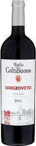 Красное Сухое Вино Badia a Coltibuono Sangioveto Toscana IGT 2015 г. 0.75 л