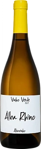 Белое Сухое Вино Alba Rhino Alvarinho Vinho Verde DOC Quinta Das 0.75 л