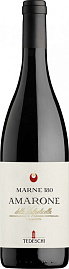 Вино Amarone della Valpolicella DOCG Tedeschi Marne 180 Rosso 2017 г. 0.75 л