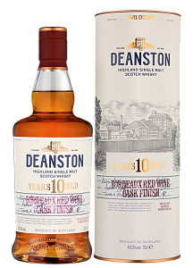 Виски Deanston Aged 10 Years Bordeaux Red Wine Cask 0.7 л Gift Box