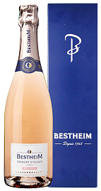 Игристое вино Bestheim Cremant d'Alsace AOC Brut Rose 0.75 л Gift Box