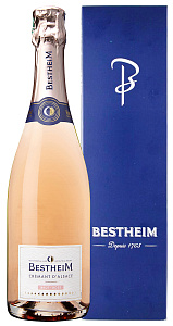 Розовое Брют Игристое вино Bestheim Cremant d'Alsace AOC Brut Rose 0.75 л Gift Box