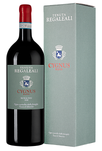 Красное Сухое Вино Tenuta Regaleali Cygnus Tasca d'Almerita 2018 г. 1.5 л Gift Box
